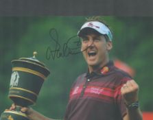 Golf Ian Poulter signed 12x8 inch colour photo. Good condition. All autographs are genuine hand
