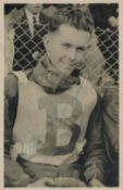 Speedway Doug Davies signed 6x4 inch vintage 1950s black and white photo. Doug Davies (6 August 1936