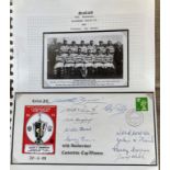 1993 40th ann Coronation Cup Celtic multiple signed football cover. Autographs of 10 Celtic