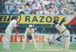 Cricket Viv Richards signed 12x8 inch colour photo. Good condition. All autographs are genuine