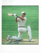 Cricket Richard Hadlee signed 12x8 inch colour photo pictured in action for New Zealand in test