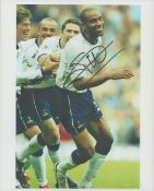 Football Frederic Kanoute signed 10x8 inch colour photo pictured during his playing days with