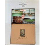 1933 Arsenal football legend Jack Jock Lambert autograph album page, very rare he was killed in