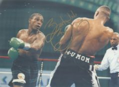 Boxing Herol Bomber Graham signed 16x12 inch colour photo. Good condition. All autographs are