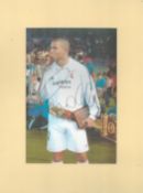 Football Ronaldo (Brazil) signed 16x12 overall mounted colour photo pictured during his time with