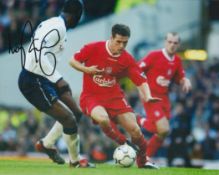 Football Ledley King signed 10x8 inch colour photo pictured in action for Tottenham Hotspur. Good