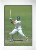 Cricket Graeme Smith signed 12x8 inch colour photo pictured in action for South Africa in test match