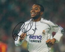 Football Robinho signed 10x8 inch colour photo pictured while playing for Real Madrid. Good