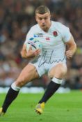 Rugby Union George Ford Signed 12 x 8 inch Colour Photo. Signed in black ink. Good condition. All