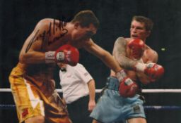 Boxing Ricky Hitman Hatton signed 12x8 inch colour photo. Good condition. All autographs are genuine