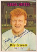 Billy Bremner, a signed A&BC footballers' card (no. 3) from 1970-71, size 3.5x2.5. With player