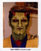 Andy Hallett signed 10x8 inch Angel colour promo photo. Good condition. All autographs are genuine