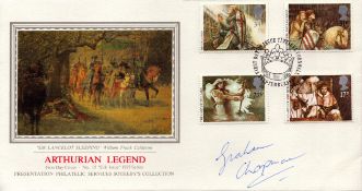 Graham Chapman, a signed Arthurian Legend FDC. A comedian, actor, writer and member of the Monty