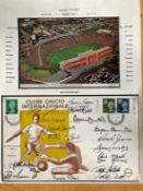 1975, 17 Northern Ireland football squad signed cover for the match v Scotland. Includes Jennings,