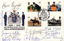The Great Train Robbery. A signed Police (1979) 150th Anniversary FDC, signed to the front by 10