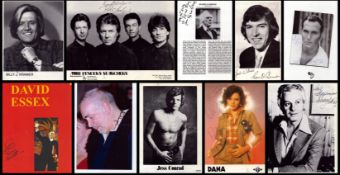 Music and Entertainment collection. 10 items mainly photos. Some of names included are Danny la Rue,