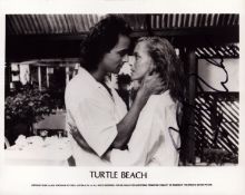 Art Malik signed 10x8 inch Turtle Beach black and white promo photo. Good condition. All