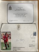 Liverpool Football Kenny Dalglish signed Freedom of Glasgow cover and unsigned invite card. Set on