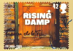 Rising Damp, an unused 2005 PHQ postcard signed by Don Warrington, who played Phillip, with