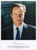 David Cameron signed 8x6inch colour photo. Good condition. All autographs are genuine hand signed