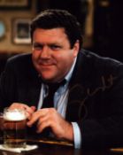 George Wendt signed 10x8 inch colour photo. Good condition. All autographs are genuine hand signed