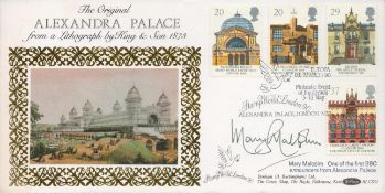 Mary Malcolm signed Alexandra Palace FDC. 6/3/1990 postmark. Good condition. All autographs are