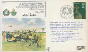 Sir William Barlow signed first flight cover. Good condition. All autographs are genuine hand signed