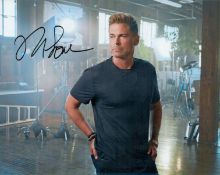 Rob Lowe signed 10x8 colour photo. Good condition. All autographs are genuine hand signed and come