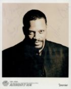 Alexander O'Neal signed 10x8inch black and white photo. Dedicated. Good condition. All autographs