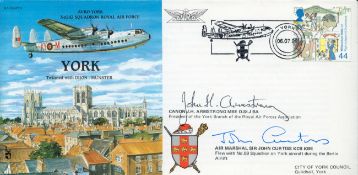 Sir John Curtiss signed Planes and Places cover 19 York. Good condition. All autographs are