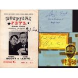 Hugh Lloyd signature piece collection. Good condition. All autographs are genuine hand signed and