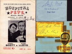 Hugh Lloyd signature piece collection. Good condition. All autographs are genuine hand signed and