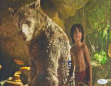 Neel Sethi signed 10x8 inch Jungle Book colour photo. Good condition. All autographs are genuine