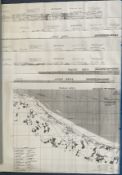 9 WW2 Copies of various Normandy beaches and defences Maps. Good condition. All autographs are
