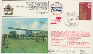 Campbell Orde signed first flight cover. Good condition. All autographs are genuine hand signed