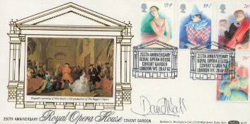David Wall signed Royal Opera House FDC. 28/4/82 London postmark. Good condition. All autographs are