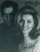 Nancy Kovack and Zubin Mehta signed 10x8inch black and white photo. Good condition. All autographs
