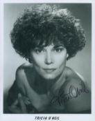 Tricia O'neil signed 10x8inch black and white photo. Good condition. All autographs are genuine hand