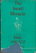 The Small miracle by Paul Galico. Damage to dustjacket. Good condition. All autographs are genuine