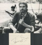 Jeremy Irons signed white card and 10x8 inch colour photo. Good condition. All autographs are