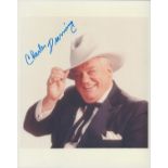 Charles Durning signed 10x8 inch colour photo. Good condition. All autographs are genuine hand