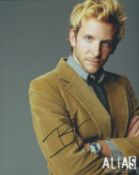 Bradley Cooper signed 10x8 inch Alias colour promo photo. Good condition. All autographs are genuine