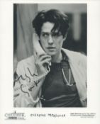 Hugh Grant signed Extreme Measures 10x8 inch black and white promo photo. Good condition. All