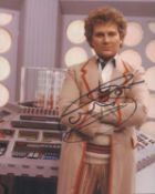 Colin Baker signed 10x8 inch colour photo pictured in his role as DR WHO. Good condition. All