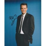 Mathew Perry signed 10x8 inch colour photo. Good condition. All autographs are genuine hand signed