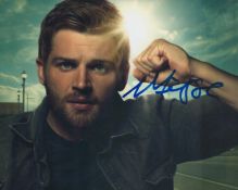 Mike Vogel signed 10x8 inch colour photo. Good condition. All autographs are genuine hand signed and