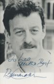 Bernard Hill signed 6x4 black and white photo. Dedicated. Good condition. All autographs are genuine