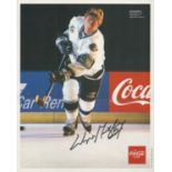 Ice Hockey Wayne Gretzky signed 10x8 inch Coca Cola colour promo photo. Good condition. All
