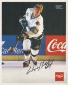 Ice Hockey Wayne Gretzky signed 10x8 inch Coca Cola colour promo photo. Good condition. All