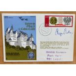 Escape from Colditz Castle RAF cover signed by Chris Chataway MP also part of 4 min mile Team.